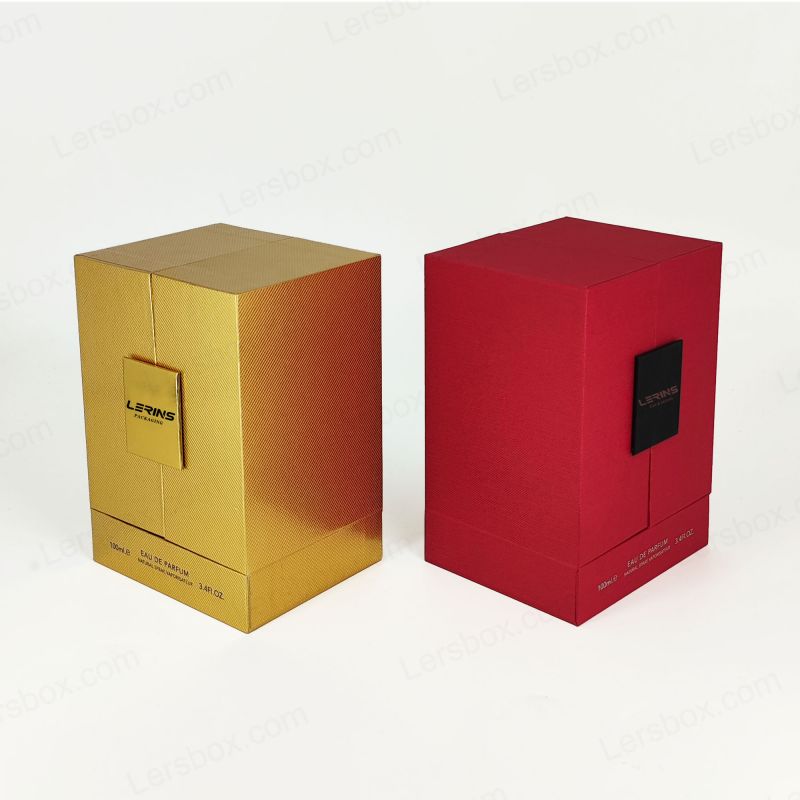 Cutie de parfumuri sofisticate cu folie de aur personalizată și inserție EVA, capac și design de bază HP016
