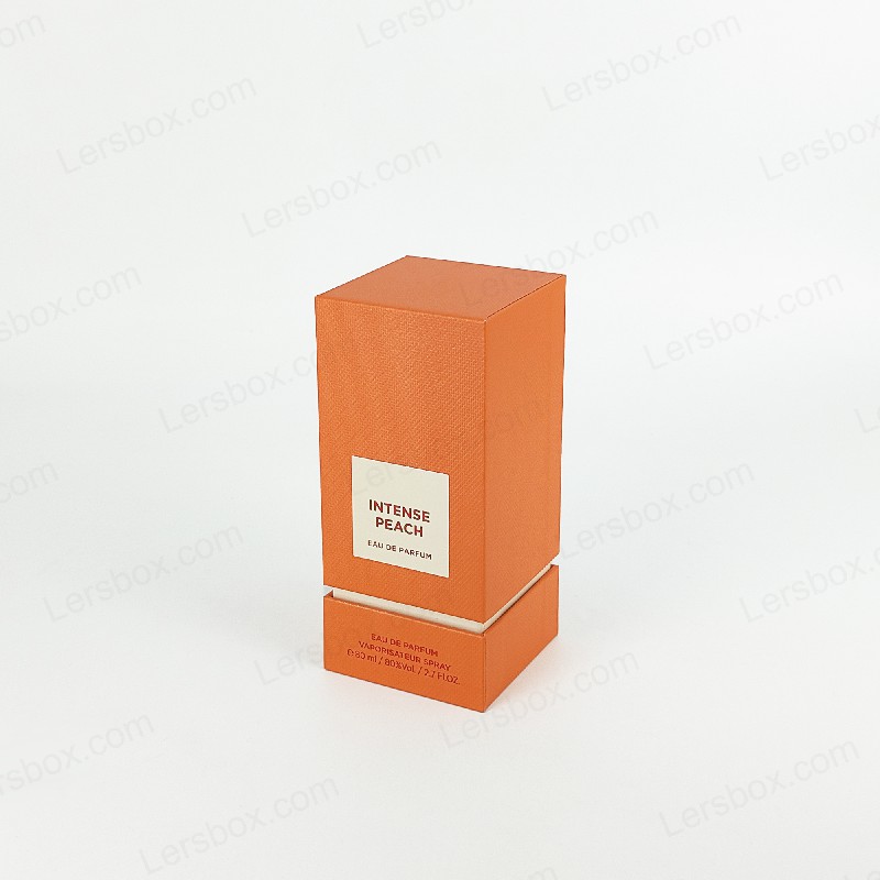 Cutie de parfum artizanală cu logo cu folie de aur și tavă EVA pentru protecția parfumurilor HP008