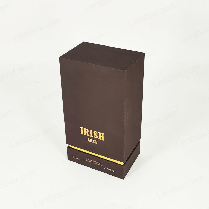 Cutie de parfumuri sofisticate cu folie de aur personalizată și spumă EVA pentru afișaj de parfum sigur HP028