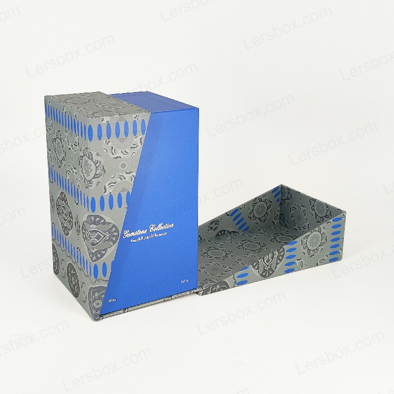 Cutie de parfum de aur premium cu tavă EVA și capac robust și design de bază HP029
