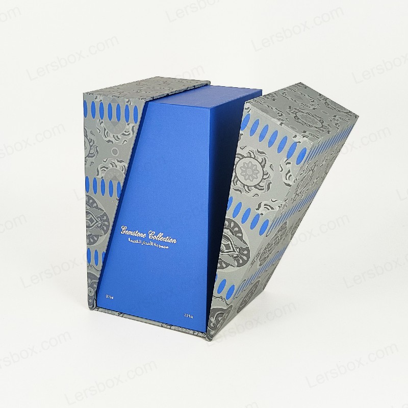 Cutie de parfum de aur premium cu tavă EVA și capac robust și design de bază HP029