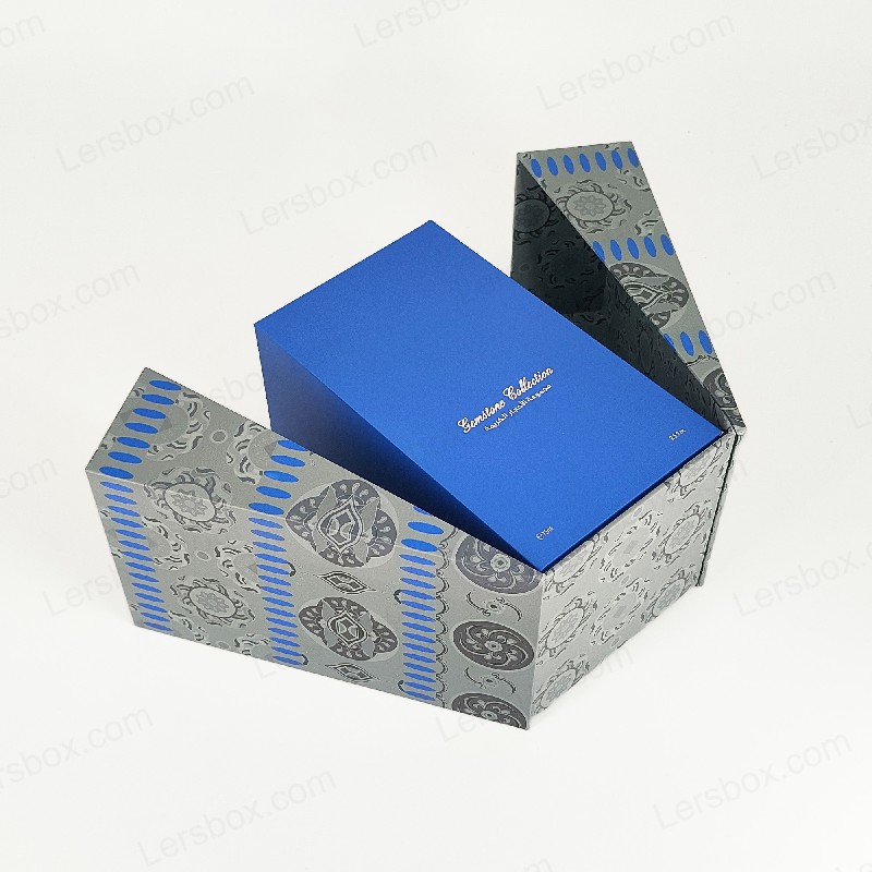 Cutie de parfum de aur premium cu tavă EVA și capac robust și design de bază HP029